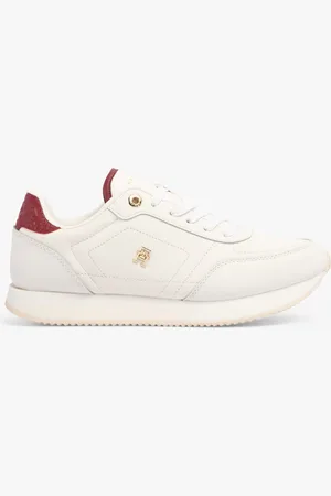 Tommy Hilfiger ELEVATED ESSENTIAL Womens Running Trainers Ancient - Size UK 8