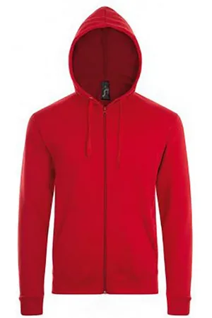 Sols Mens Stone Zip Up Plain Hoodie - Size Medium