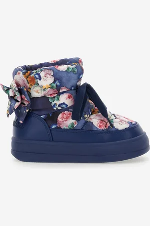 MONNALISA Girls Baroque Rose Ankle Boots in - Size UK 3