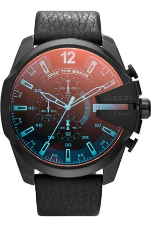 Diesel Mens Mega Chief Chronograph Watch DZ4323 - Metal - One Size