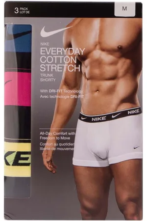 Nike Mens 3 Pack of Trunks in Multi colour - - Size X-Large