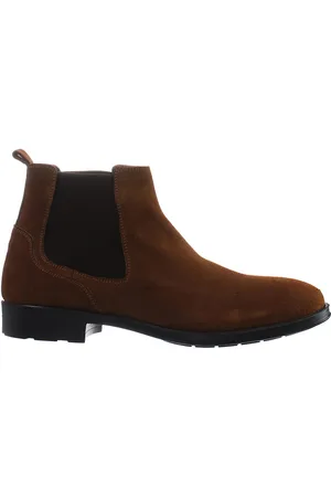Boris Becker Mens Camel Boots Leather - Size UK 9