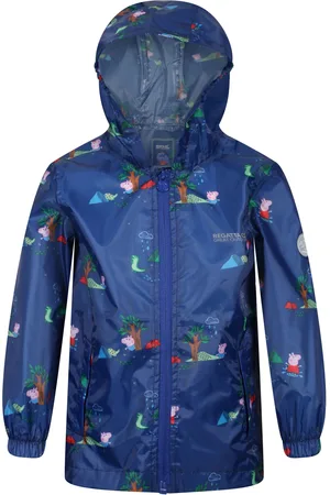 Regatta Childrens Unisex Childrens/Kids Peppa Pig Waterproof Jacket (New Royal) - - Size 3-4Y