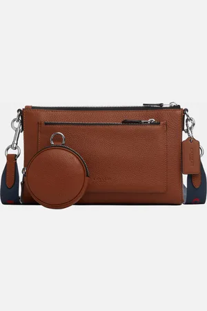Coach Mens Holden Crossbody in Pebbled Leather - - One Size