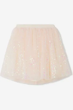 BONPOINT Girls Pois Tulle Skirt in - Size 8Y