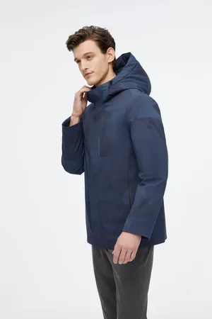 Bosideng Mens Versatile Goose Down Short Trench - - Size X-Small