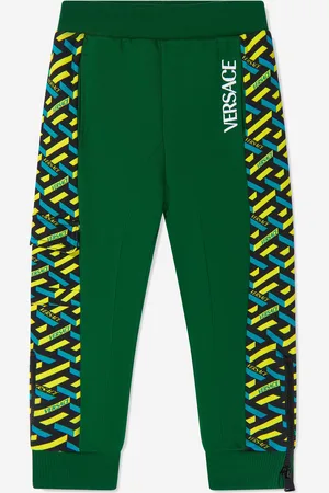 VERSACE Boys Logo Joggers - - Size 5Y