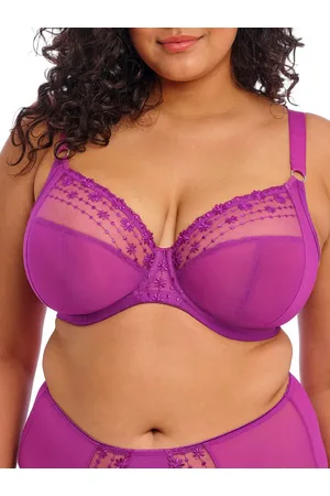 Elomi Womens Matilda Plunge Side Support Bra - Polyamide - Size 32HH