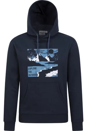 Mountain Warehouse Mens Explore The Outdoors Hoodie - Size Medium