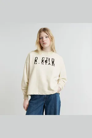 G-Star Womens G-Star RAW Chroma Graphic Loose Sweater - Cotton - Size X-Small