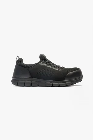 Skechers SYNERGY OMAT Mens Slip-On Safety Toe Trainers - Size UK 9