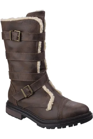 Rocket Dog Womens/Ladies Lance Zip Up Durable Casual Tall Buckle Boots - - Size UK 4