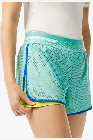 Lacoste Womens Tennis Shorts With Built-In Undershorts in - Size 8 UK