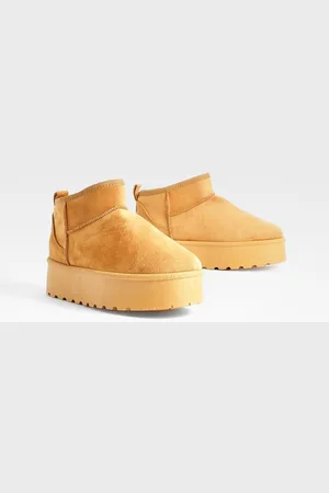 Boohoo Womens Platform Mini Cosy Boots - - Size UK 7