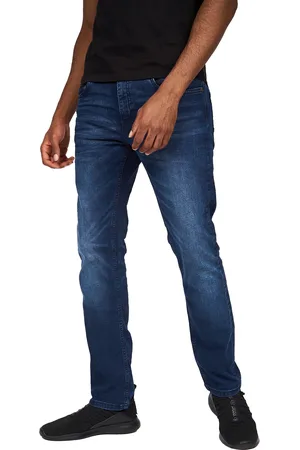 Crosshatch Mens Svelte Stretch Jeans (Dark Wash) - - Size 32R