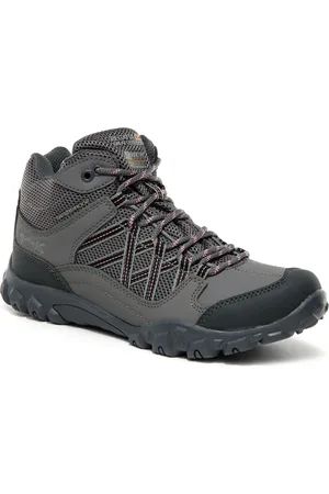 Regatta Childrens Unisex Childrens/Kids Edgepoint Boots (Granite/Apricot) - - Size UK 4