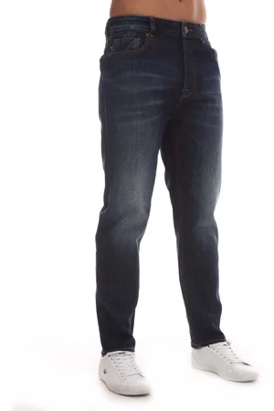 Emporio Armani Mens J77 Slim-Fit Jeans in Denim - Cotton - Size 30W/32L