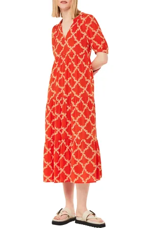 Whistles Womens Daisy Trellis Trapeze Dress - - Size 6 UK