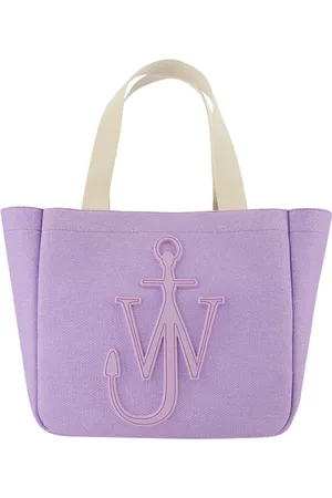 J.W.Anderson Womens Cabas Tote Bag - J.W. - Lilac - Cotton - - One Size