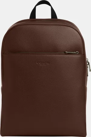 Coach Mens Owen Backpack in Pebbled Leather - - One Size