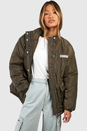 Boohoo Womens Pocket Detail Parka - - Size 12 UK