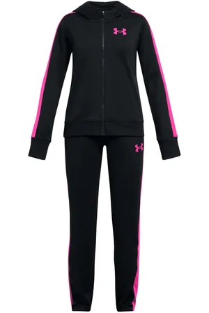 Under Armour Knit Hooded Girls Tracksuit - - Size Small