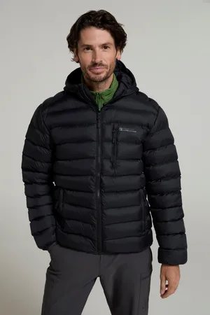 Mountain Warehouse Mens Link Padded Jacket (Jet ) Nylon - Size 2XS