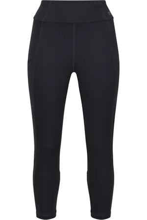 Regatta Womens/Ladies Holeen Stretch Breathable 3/4 Leggings (Seal ) - Size 12 UK