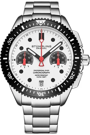 Stuhrling Mens Velocity 4016 Quartz 42mm Chronograph - - One Size
