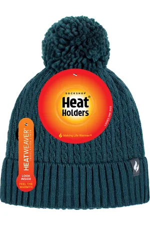Heat Holders Womens Ladies Thermal Cable Beanie Hat