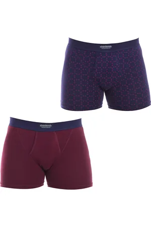 Abanderado Mens Pack of 2 Ocean boxers, model A5398 for men. Comfort and style in breathable fabric. - - Size Medium