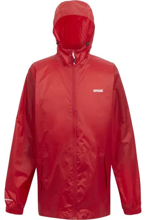 Regatta Mens Pack It III Waterproof Jacket (Danger ) - Size X-Large