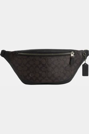 Coach Mens Warren Belt Bag in Signature - - One Size