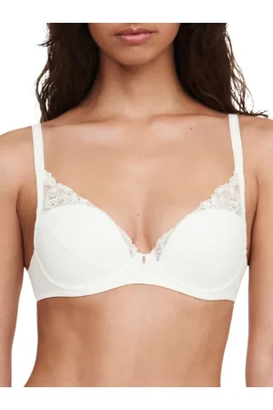 Chantelle Womens Orangerie Dream Plunge T-Shirt Bra - Nylon - Size 38C