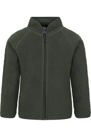 Mountain Warehouse Childrens Unisex Childrens/Kids Fern Borg Raglan Fleece Jacket (Dark ) - Size 9-10Y