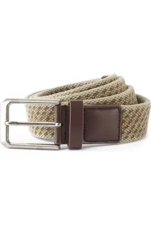 Asquith Mens Vintage Wash Canvas Belt Cotton - Size Small