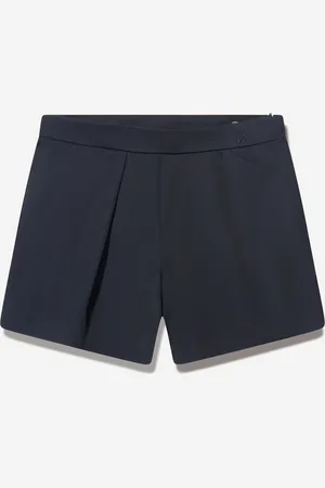 BONPOINT Girls Cotton Shorts in Navy - - Size 8Y
