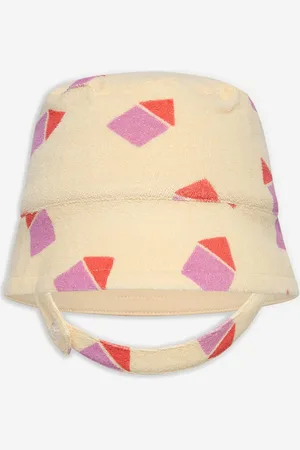 THE BONNIE MOB Baby Girls Beach Hut Sun Hat in - Size 1-2Y