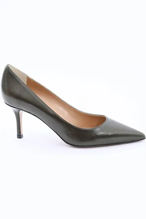 VERSACE 19V69 Womens Pump INES65 Vitello Verde - Leather - Size EU 39
