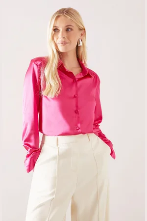 wallis Womens Petite Button Front Satin Shirt - - Size 20 UK