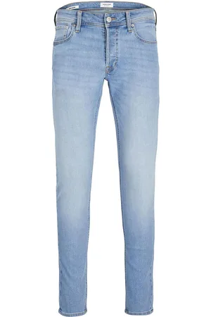 JACK & JONES Mens 330 Glenn Original Slim Fit & Low Rise Denim Jeans for Men - Cotton - Size 28W/32L