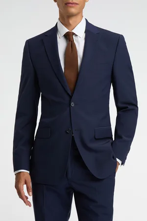 Racing Green Mens Regular Fit Dark Plain Jacket - Size 44 Regular