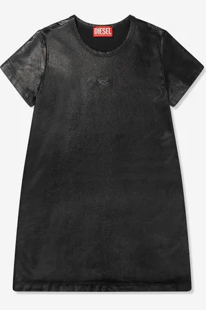 Diesel Girls Logo Jersey Dress in - Size 16Y
