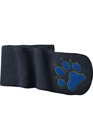 Jack Wolfskin Childrens Unisex Paw Kids Black Scarf - Textile - One Size