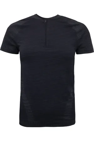 Under Armour Womens Half Zip Seamless T-Shirt Training Top 1348738 001 - Nylon - Size Small