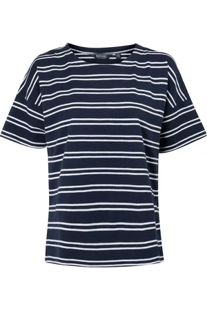 Regatta Womens/Ladies Abaya Striped T-Shirt ( /White) material_cotton - Size 8 UK
