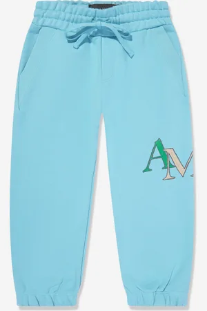 AMIRI Kids Unisex Staggered Scribble Logo Joggers in - Size 10Y
