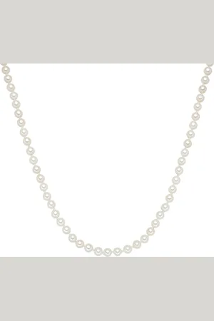 Rafaela Donata Womens Shell Pearl Necklace - Sterling Silver - Size 50 cm