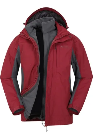 Mountain Warehouse Mens Thunderstorm 3 in 1 Waterproof Jacket - Size Small