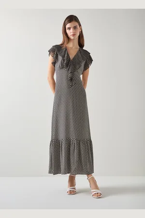 LK Bennett Womens Daphne Dresses, /Cream Silk - Size 14 UK
